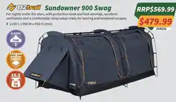 Tentworld Oztrail Sundowner 900 Swag offer