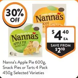 Foodworks Nanna's Apple Pie offer