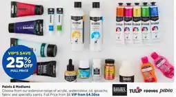 Spotlight Paints & Mediums offer