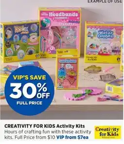 Spotlight Creativity for Kids Activity Kits offer