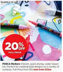 Spotlight POSCA Markers offer