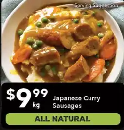 Ritchies Japanese Curry Sausages offer