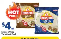 Ritchies Mission Wrap Varieties offer