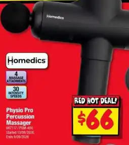 JB Hi-Fi Homedics Physio Pro Percussion Massager offer