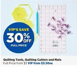 Spotlight Quilting Tools, Quilting Cutters and Mats offer