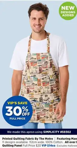 Spotlight Printed Quilting Fabric By The Metre offer