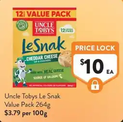 Foodworks Uncle Tobys Le Snak offer