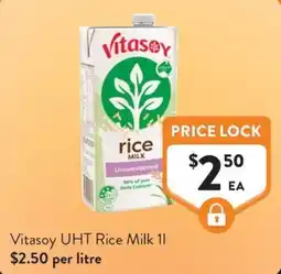 Foodworks Vitasoy UHT Rice Milk offer