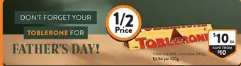 Toblerone Milk Chocolate