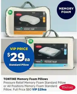 Spotlight Tontine Memory Foam Pillows offer