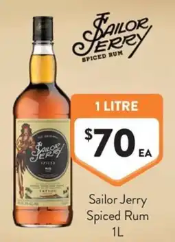 Foodworks Sailor Jerry Spiced Rum offer