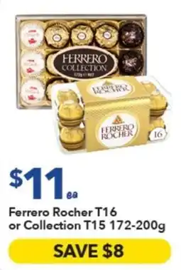 Ritchies Ferrero Rocher T16 or Collection T15 offer