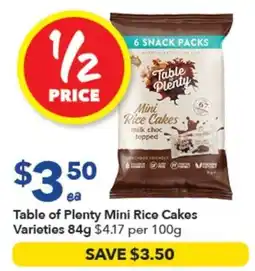 Ritchies Table of Plenty Mini Rice Cakes offer