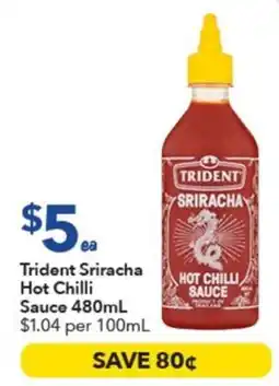 Ritchies Trident Sriracha Hot Chilli Sauce offer