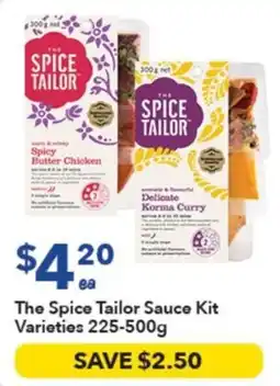 Ritchies The Spice Tailor Sauce Kit Varieties offer