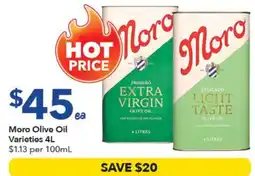 Ritchies Moro Olive Oil Varieties offer