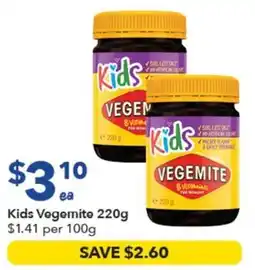 Ritchies Kids Vegemite offer