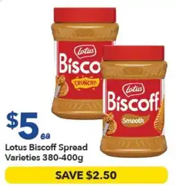 Ritchies Lotus Biscoff Spread Varieties offer