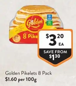 Foodworks Golden Pikelets offer