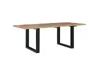 LivingStyles Milot Marri Timber & Steel Dining Table, 210cm offer