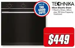 The Good Guys Technika 60cm Electric Oven offer