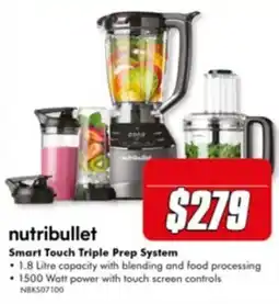 The Good Guys nutribullet Smart Touch Triple Prep System offer