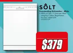 The Good Guys Solt Freestanding Dishwasher - White offer