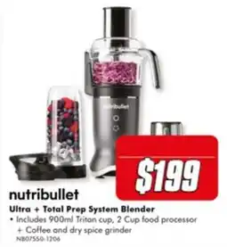 The Good Guys nutribullet Ultra + Total Prep System Blender offer