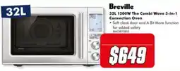 The Good Guys Breville 32L 1200W The Combi Wave 3-in-1 Convection Oven offer