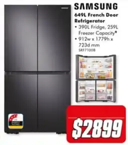 The Good Guys Samsung 649L French Door Refrigerator offer
