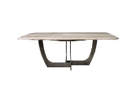 LivingStyles Sahara Marble Top Dining Table, 200cm offer