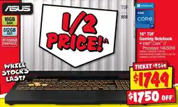 JB Hi-Fi ASUS 16" TUF Gaming Notebook offer