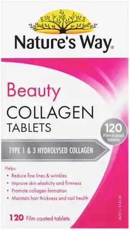 healthylife Nature's Way Beauty Collagen 120 Tablets offer