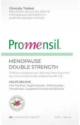 healthylife Promensil Menopause Double Strength 60 Tablets offer