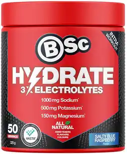 healthylife BSc Hydrate 3x Electrolytes Salty Blue Raspberry offer