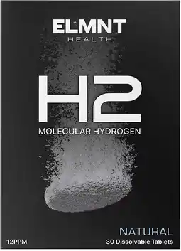 healthylife Elmnt Health H2 Molecular Hydrogen Water Tablets Natural offer