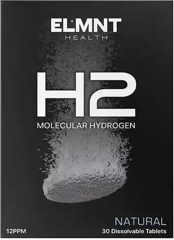 Elmnt Health H2 Molecular Hydrogen Water Tablets Natural