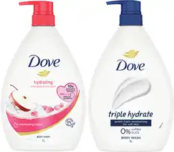 IGA Dove Body Wash Selected Varieties offer