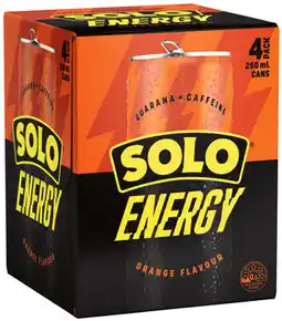 IGA NEW Solo Energy Orange offer