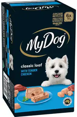 IGA My Dog Wet Dog Food Selected Varieties offer