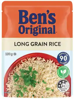 IGA Ben’s Original Rice Pouch Selected Varieties offer