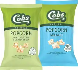 IGA Cobs Natural Popcorn Selected Varieties offer
