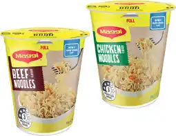 IGA Maggi Cup Noodles 58‑65g Selected Varieties offer