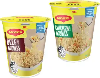 Maggi Cup Noodles 58‑65g Selected Varieties