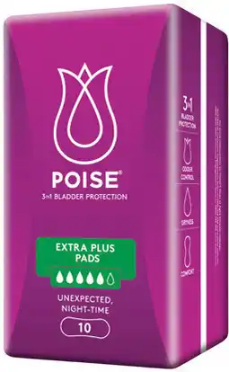 IGA Poise Pads Selected Varieties offer