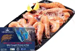 IGA McBoats WA Frozen Raw King Prawns offer