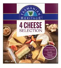 IGA Tasmanian Heritage 4 Cheese Selection offer