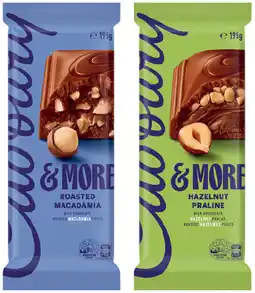 IGA Cadbury & More Chocolate Block Selected Varieties offer