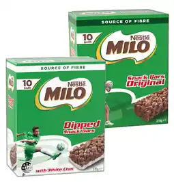 IGA Nestlé Milo Snack Bars Selected Varieties offer