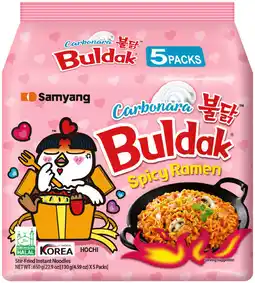 IGA Samyang Buldak Spicy Ramen Selected Varieties offer